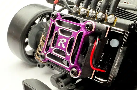 Reve D Optional Fan Cover Red or purple  for ESC Elite RE-EL-CR - Image 3